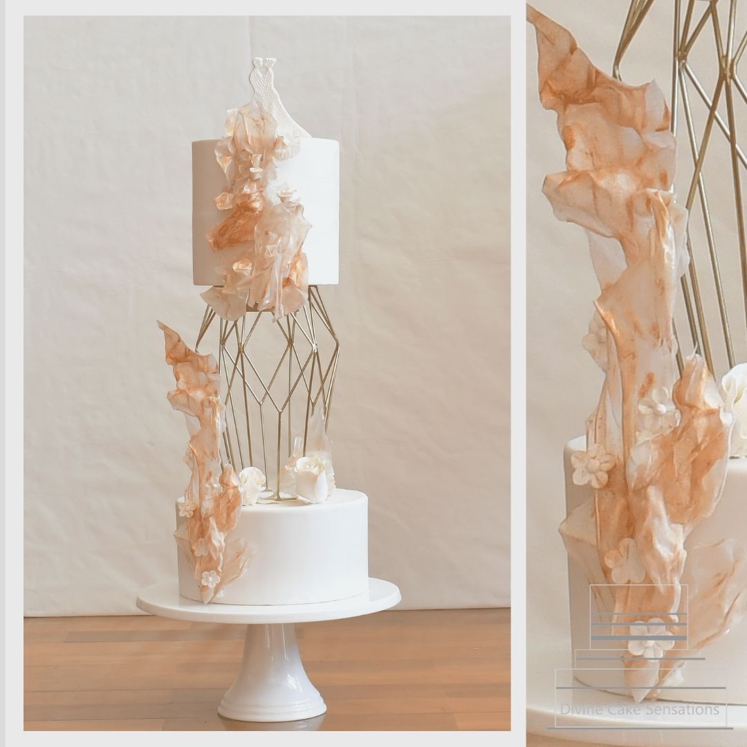 Wedding Cake 2 Tier Rose Gold Modernist Full.jpg